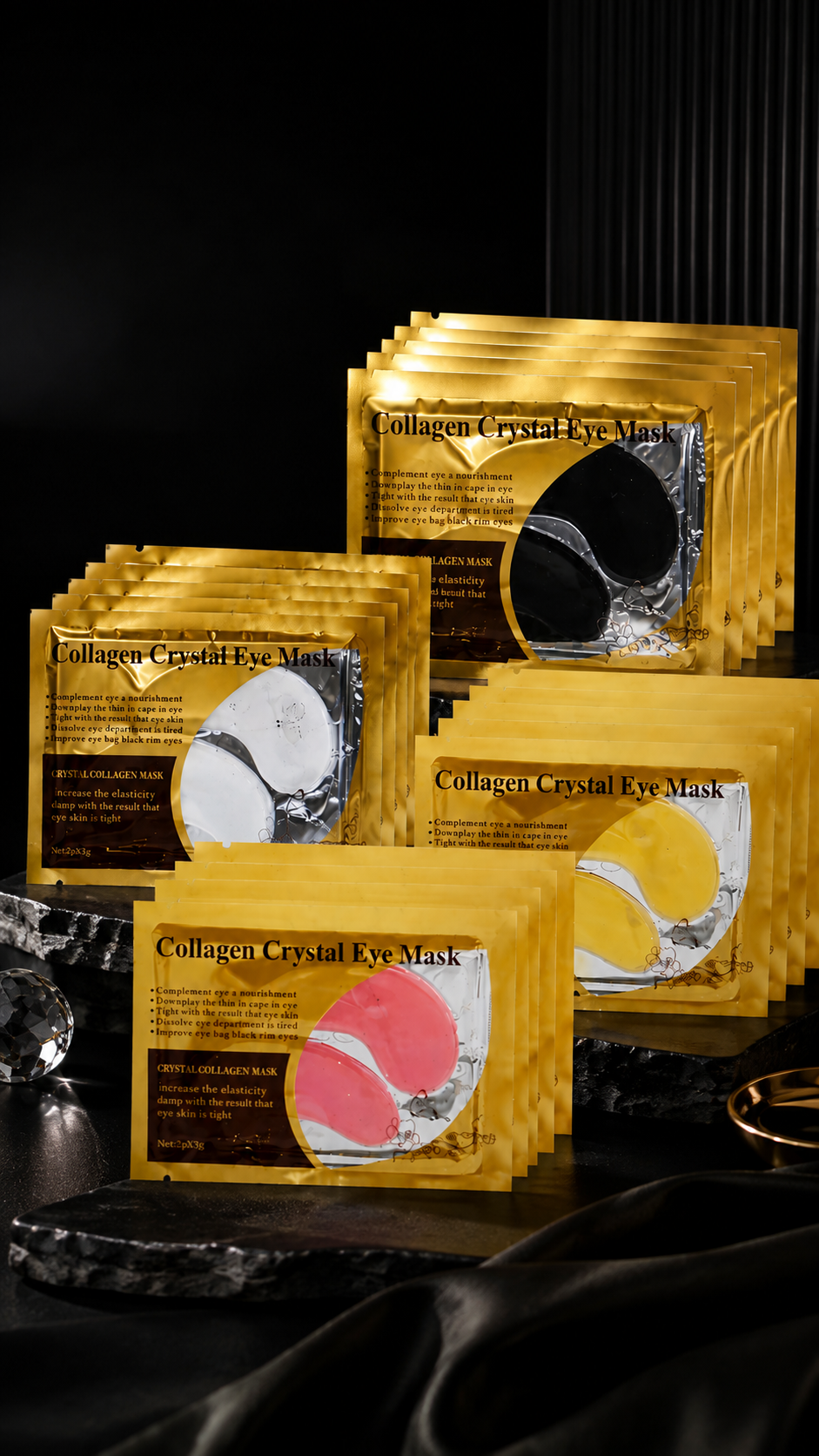 Collagen Crystal Eye Mask – Hydrogel Under-Eye Patches