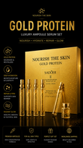 SADOER Gold Protein Peptide Ampoule Serum Set – Hydrating &amp; Firming Skincare