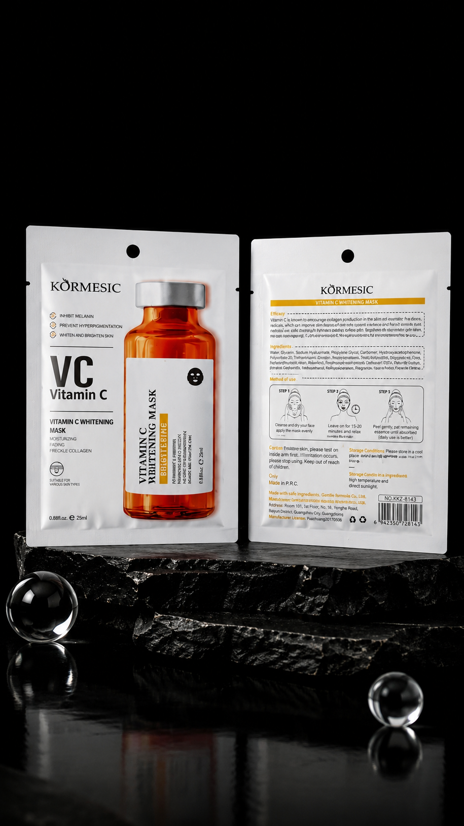 KORMESIC Vitamin C Brightening Face Mask