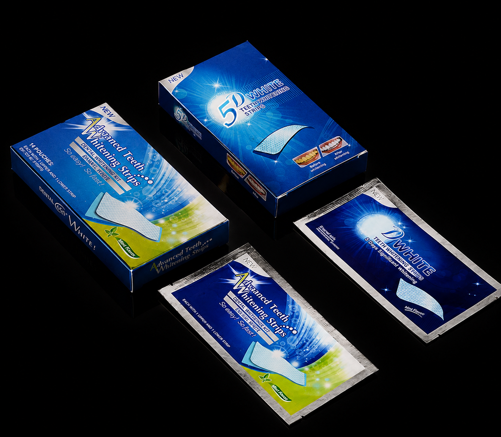 5D White Professional Teeth Whitening Strips – Advanced Whitening System