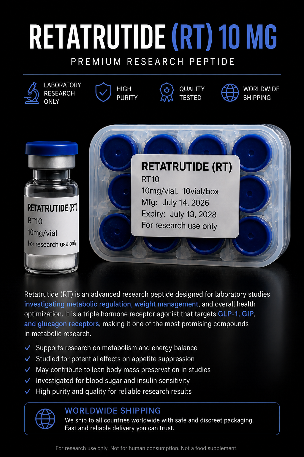RETATRUTIDE (RT) 10 MG